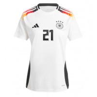 Deutschland Ilkay Gundogan #21 Heimtrikot EM 2024 Kurzarm